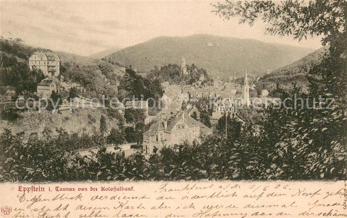 Eppstein Taunus Blick von der Kolossalbank