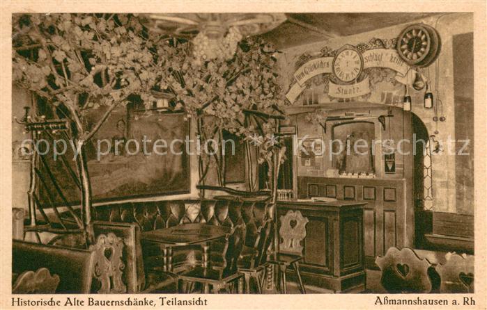 Assmannshausen Rhein Historische Alte Bauernschaenke
