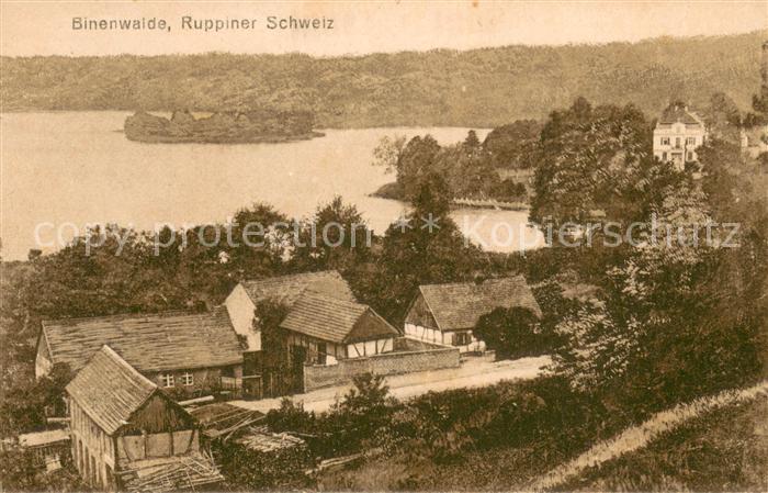 Binenwalde Ruppiner Schweiz Panorama