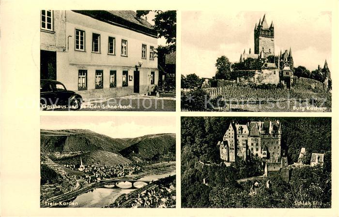Karden Gasthaus Pension Schnarbach Burg Kachem Treis-Karden Schloss Eltz