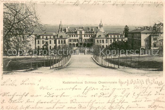 Oranienstein Lahn Kadettenhaus Schloss Oranienstein