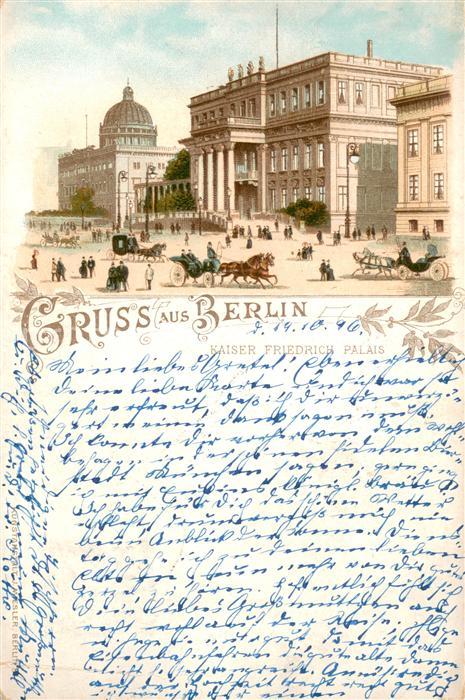 BERLIN  CITY Kaiser Friedrich Palais