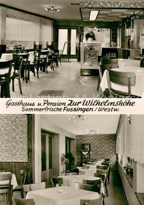 Fussingen Gasthaus Pension Zur Wilhelmshoehe