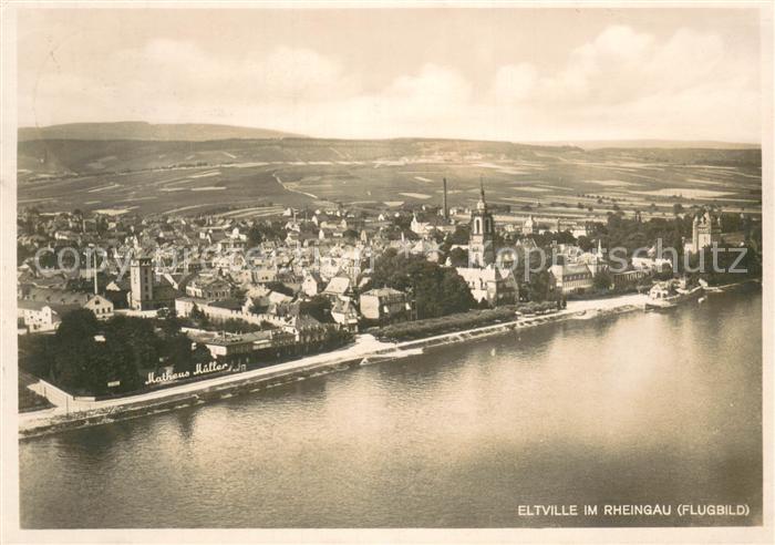 Eltville Rhein Fliegeraufnahme