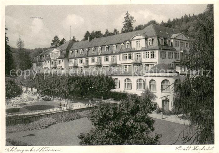 Schlangenbad Taunus Staatl Kurhotel