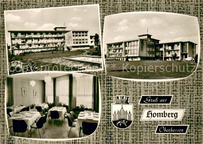 Homberg Ohm Sanatorium Am Hohen Berg Speiseraum