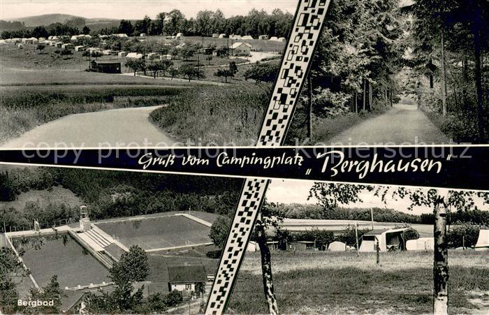 Engelskirchen Berg-Wuerden Campingplatz Berghausen mit Bergbad