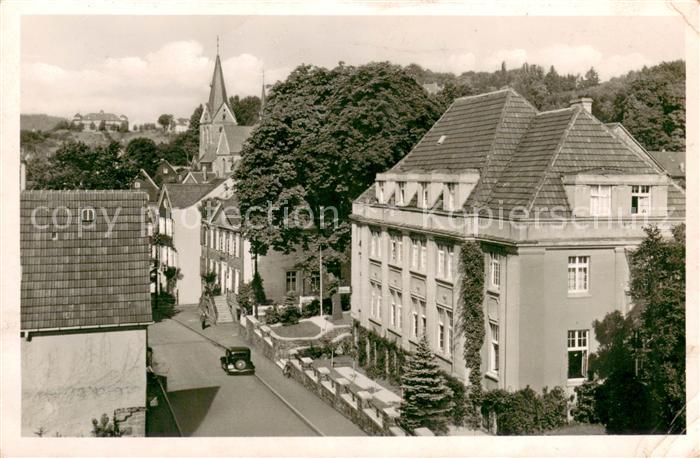 Gummersbach Schuetzenstrasse mit Sparkasse