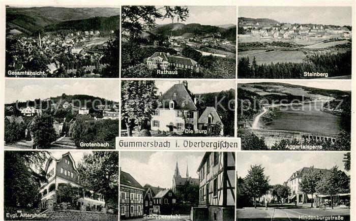Gummersbach Aggertalsperre Steinberg Rathaus Gesamt Grotenbach Schoeppenstuhl Hi