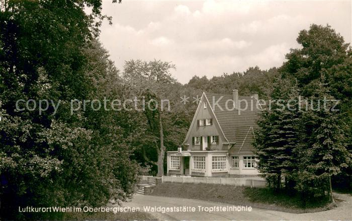 Wiehl Oberbergischer Kreis Waldgaststaette Tropfsteinhoehle
