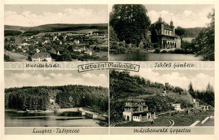 Marienheide Schloss-Gimborn Maerchenwald-Gogarten Lingese-Talsperre