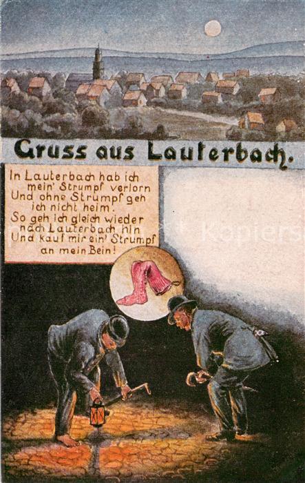 Lauterbach Hessen Bei Mondschein