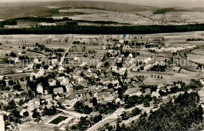 Flammersbach Dillkreis Fliegeraufnahme Gesamtansicht