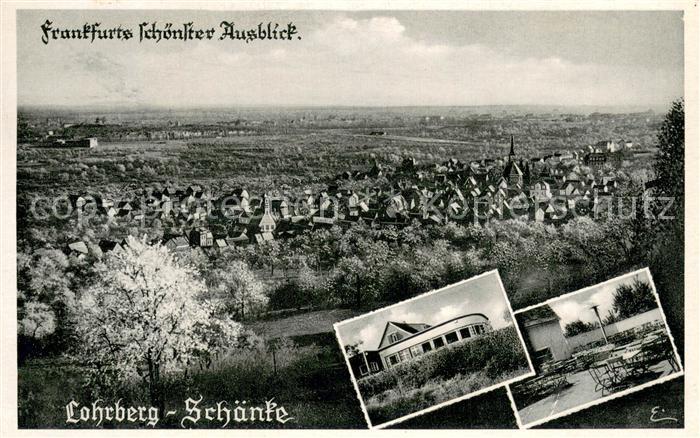 Seckbach Frankfurt Main Lohrberg-Schaenke Ausblicksort