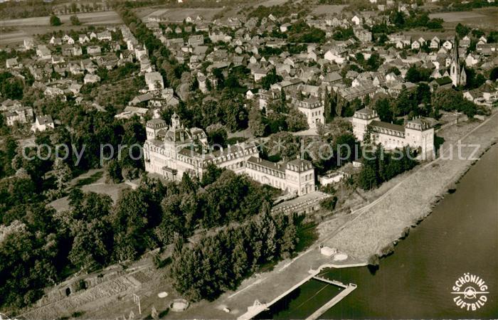Hanau Main Fliegeraufnahme Schloss Philippsruhe