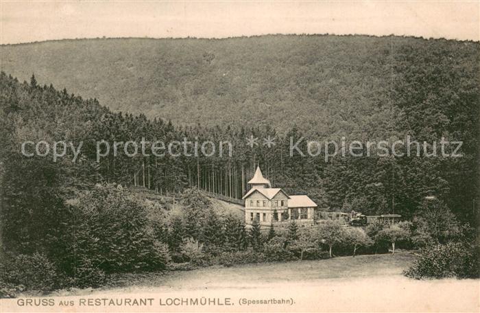Biebergemuend Restaurant Lochmuehle Aussenansicht