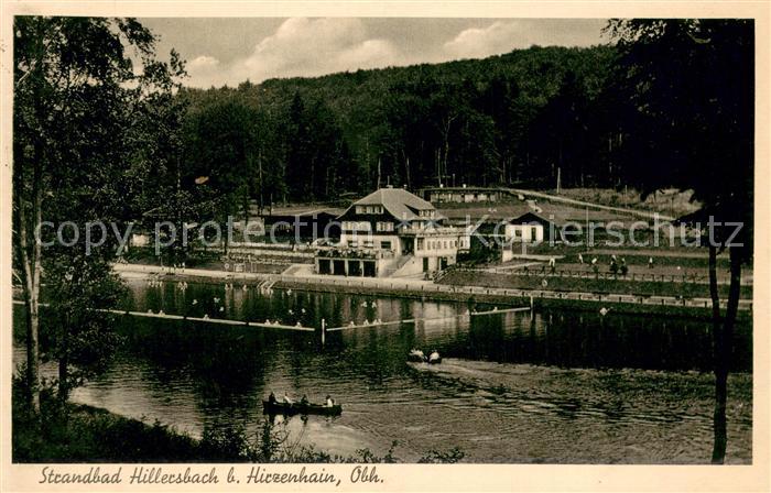 Hirzenhain Wetteraukreis Strandbad Hillersbach