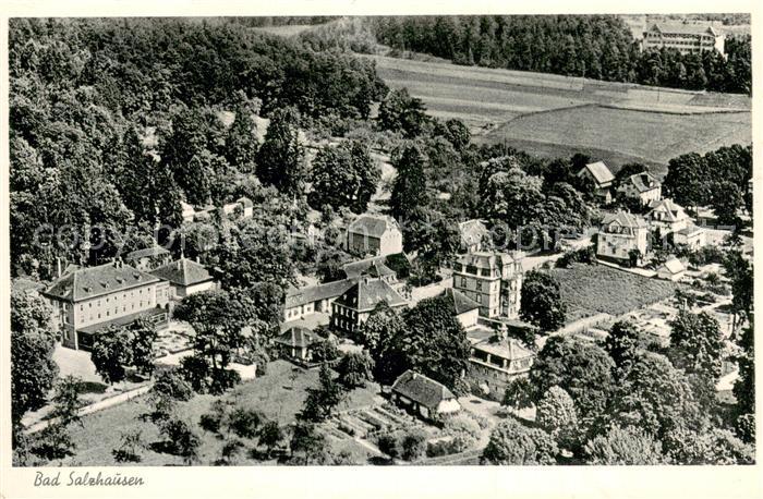Bad Salzhausen Fliegeraufnahme Bienkos Park-Cafe