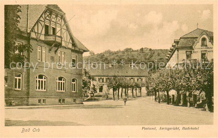 Bad Orb Postamt Amtsgericht Badehotel