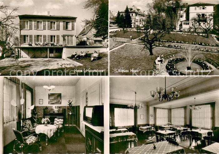 Bad Koenig Odenwald Kur- und Erholungsheim Haus Keller Innen- und Aussenansichte