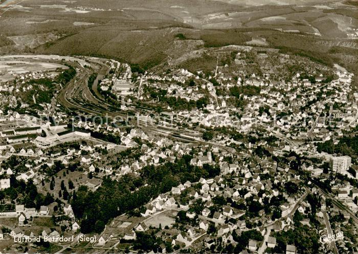 Betzdorf Sieg Fliegeraufnahme Gesamtansicht