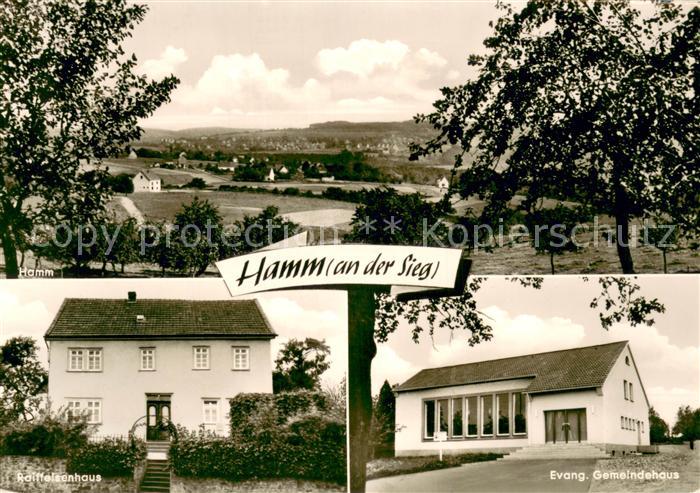 Hamm Sieg Raiffeisenhaus evgl. Gemeindehaus Gesamtansicht