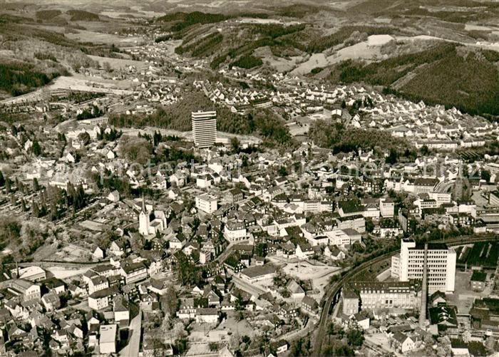 Gummersbach Fliegeraufnahme Gesamtansicht