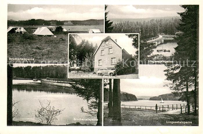 Marienheide Bruchertalsperre Lingesetalsperre Cafe-Pension-Beukert