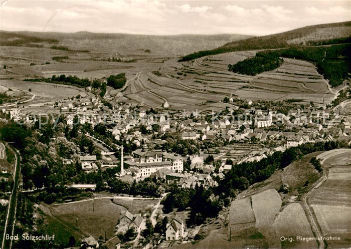 Bad Salzschlirf Fliegeraufnahme Totalansicht