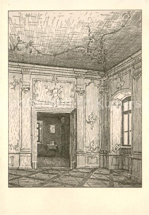 Lauterbach Hessen Hohhaussaal Kuenstlerkarte Albrecht Riedesel