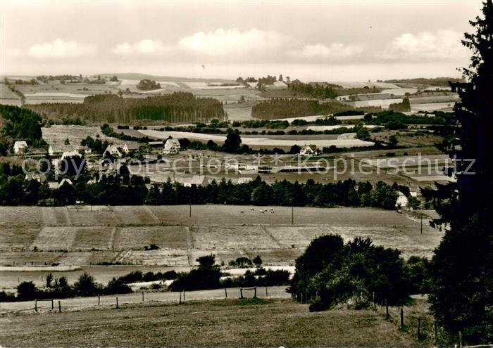 Hochwaldhausen Ilbeshausen Teilansicht und Gasthaus Zum Felsenmeer