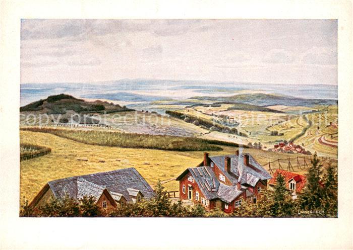 Vogelsberg Rhoen Blick vom Hoherodskopf