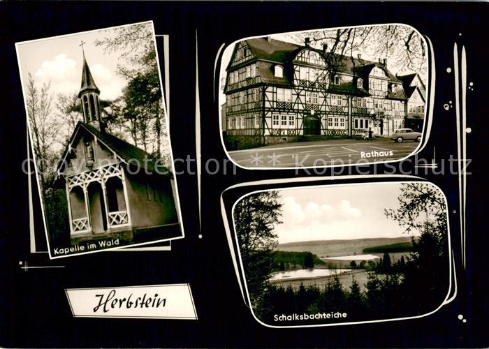 Herbstein Rathaus Kapelle im Wald Schalksbachteiche