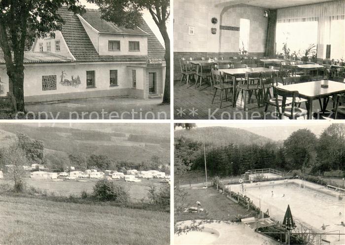 Hutten Gaststaette Heiligenborn Campingplatz Schwimmbad