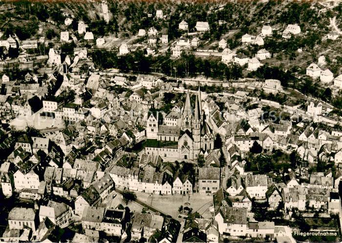 Gelnhausen Fliegeraufnahme Totalansicht