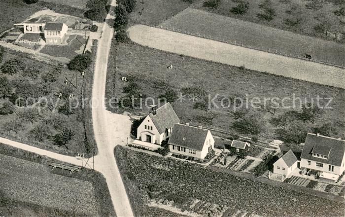 Schoeppingen Fliegeraufnahme Ev. Kirche U. Jugendheim