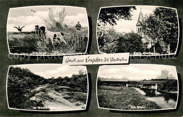 Engden Kath. Kirche Am Wehr Am Wacholderhain Die Jagd