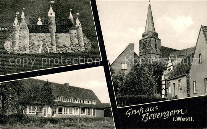 Bevergern Teilansicht m. Kirchturm