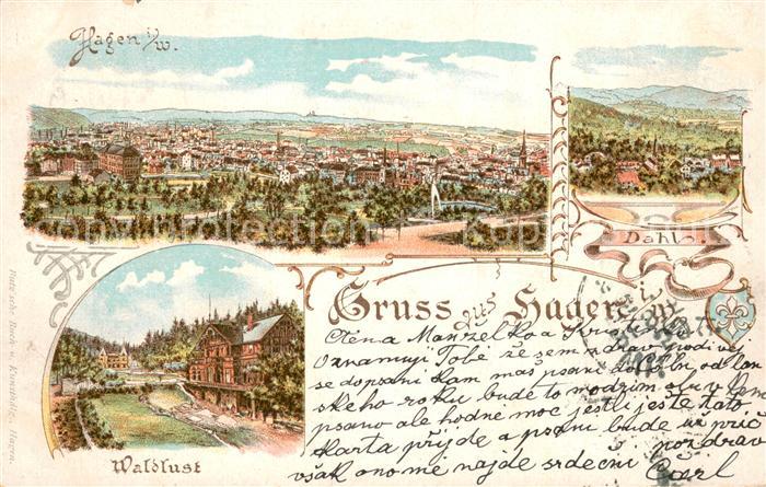 Hagen Westfalen Gesamtansicht Dahl Gasthaus Waldlust