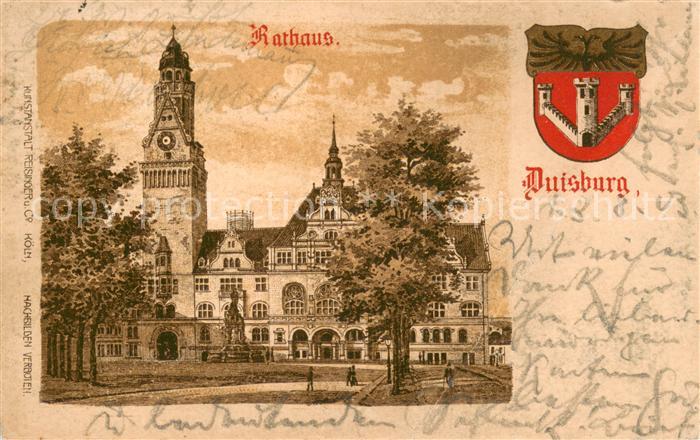 Duisburg Ruhr Rathaus Aussenansicht