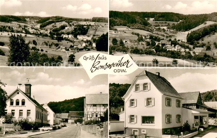 Bonsweiher Lebensmittelgeschaeft und Gesamtansichten