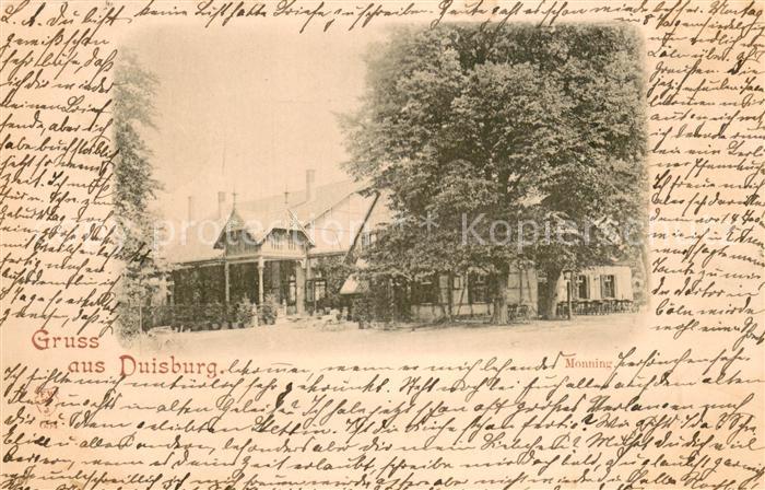 Duisburg Ruhr Monning