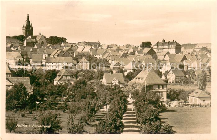 Brilon Hochsauerlandkreis NRW Teilansicht