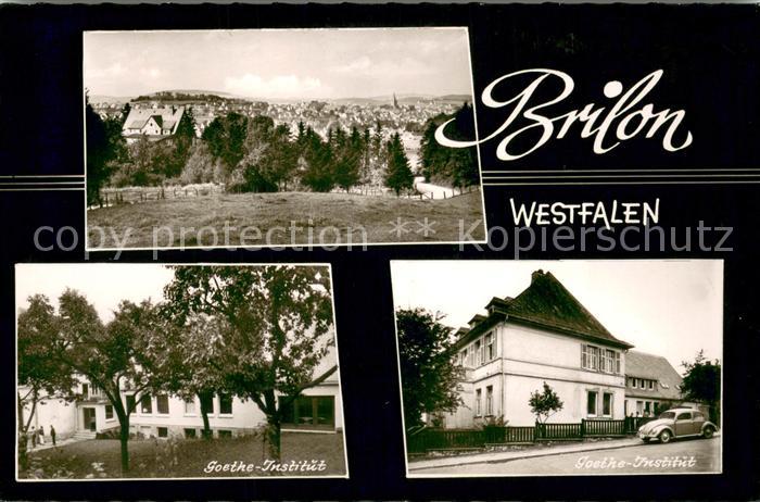 Brilon Hochsauerlandkreis NRW Goethe-Institut und Gesamtansicht