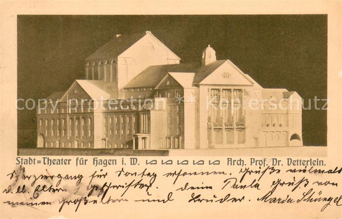 Hagen Westfalen Entwurf Stadt-Theater