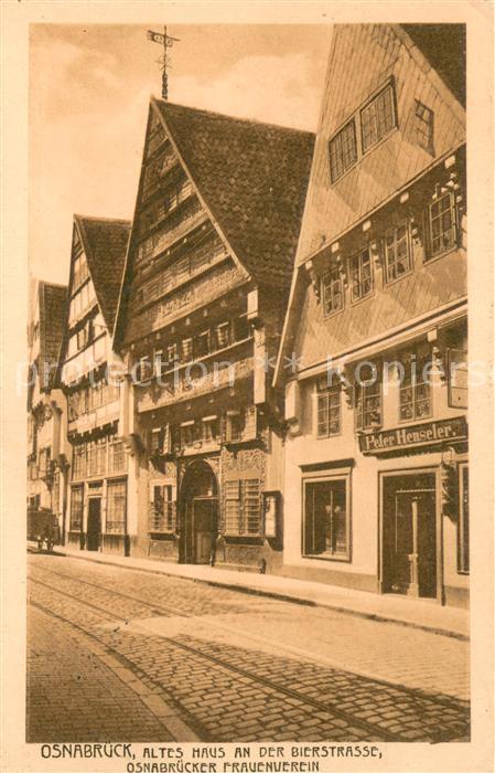 Osnabrueck Altes Haus an der Bierstrasse Osnabruecker Frauenverein