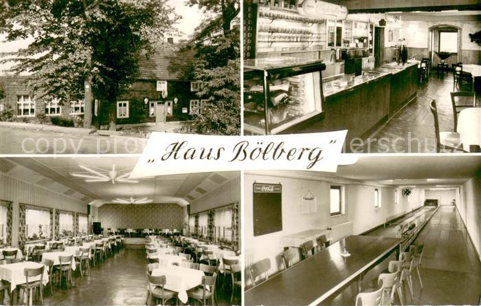 Wetter Ruhr Gaststaette Haus Boelberg Innen- und Aussenansicht