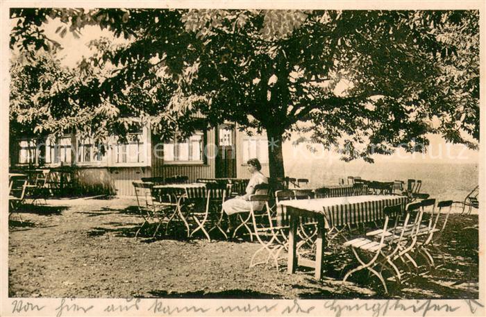 Volmarstein Restaurant Zur schoenen Aussicht Terrasse