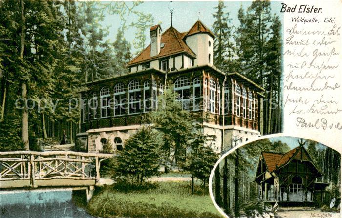 Bad Elster Cafe-Waldquelle Aussenansicht