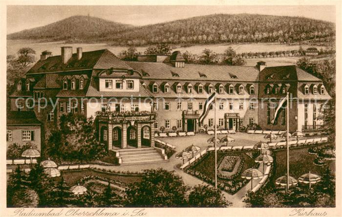 Oberschlema Erzgebirge Radiukbad Kurhaus Aussenansicht